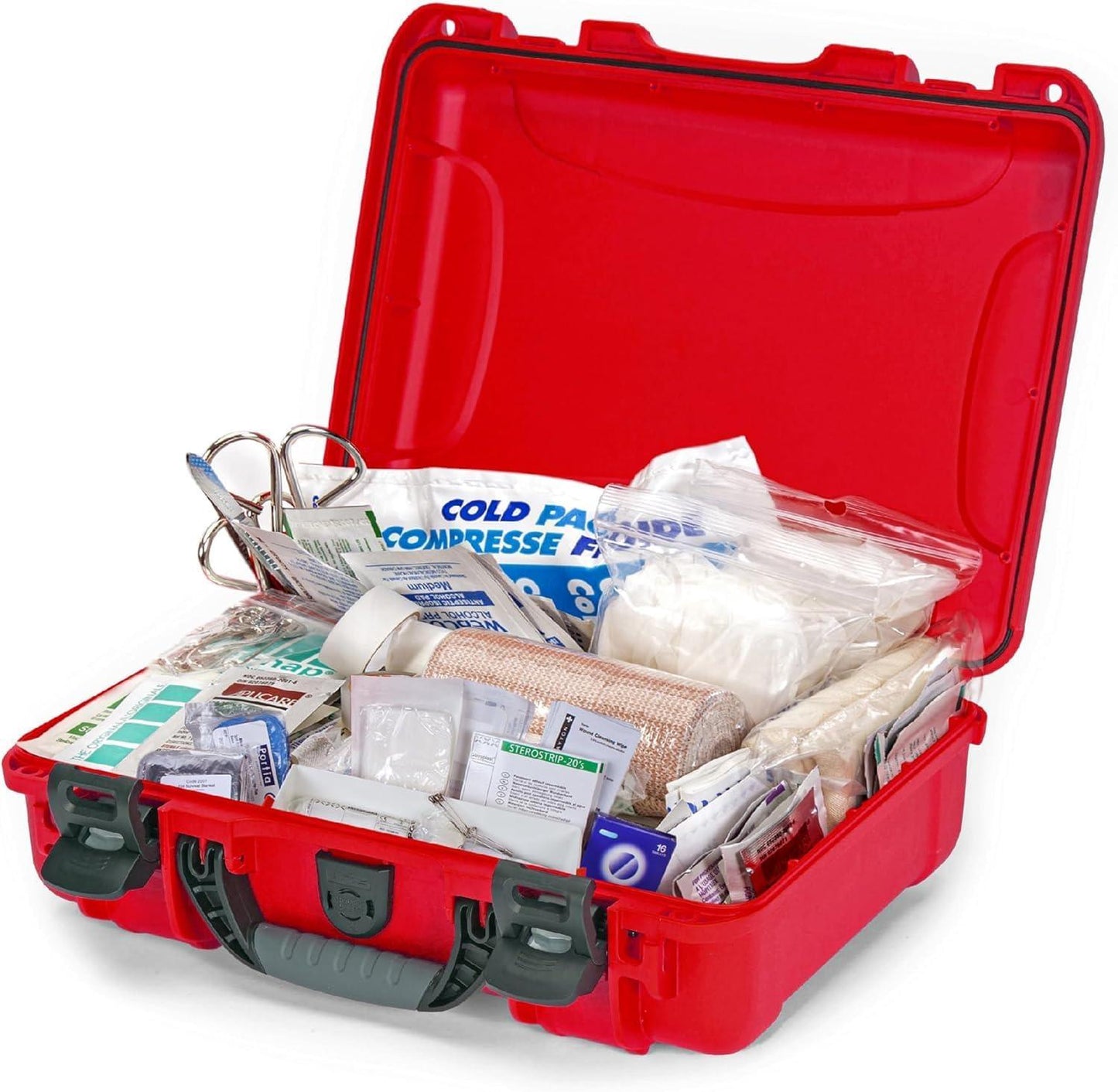 NANUK 910 First Aid Waterproof and Durable Case with First Aid Logo