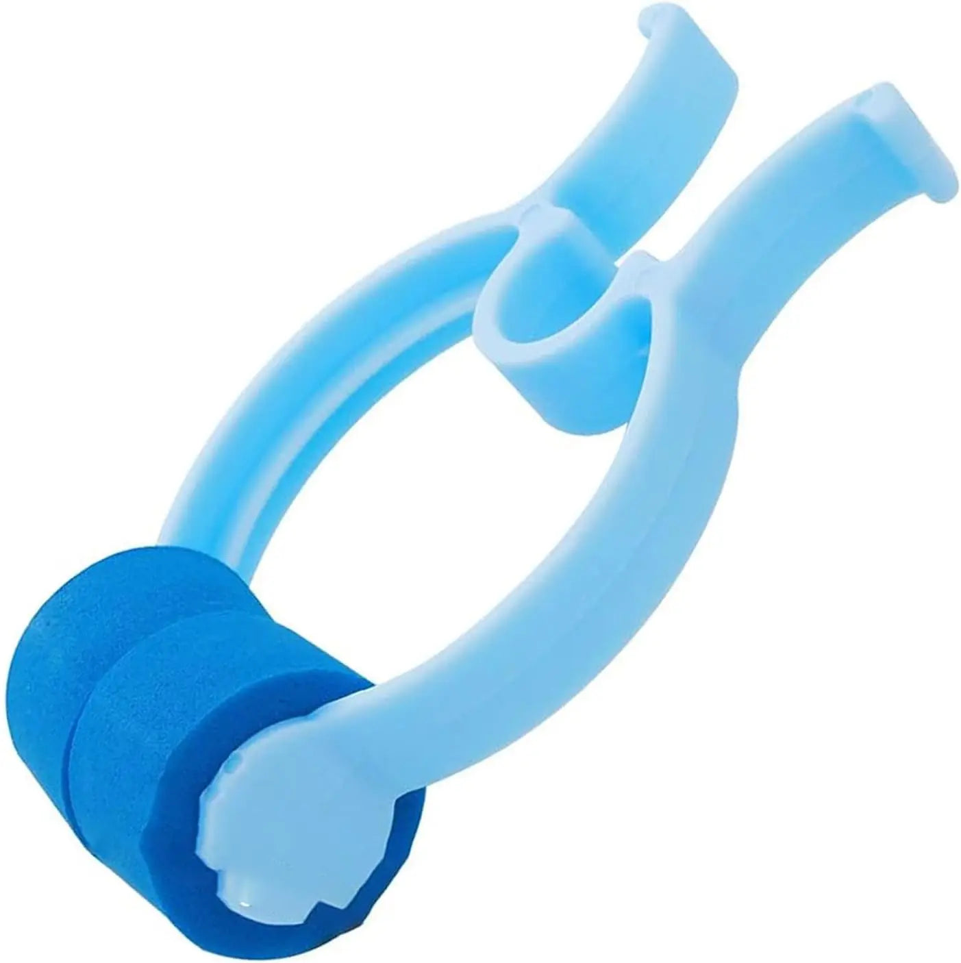 Nasal Clamp Blue plastic clip on a white background