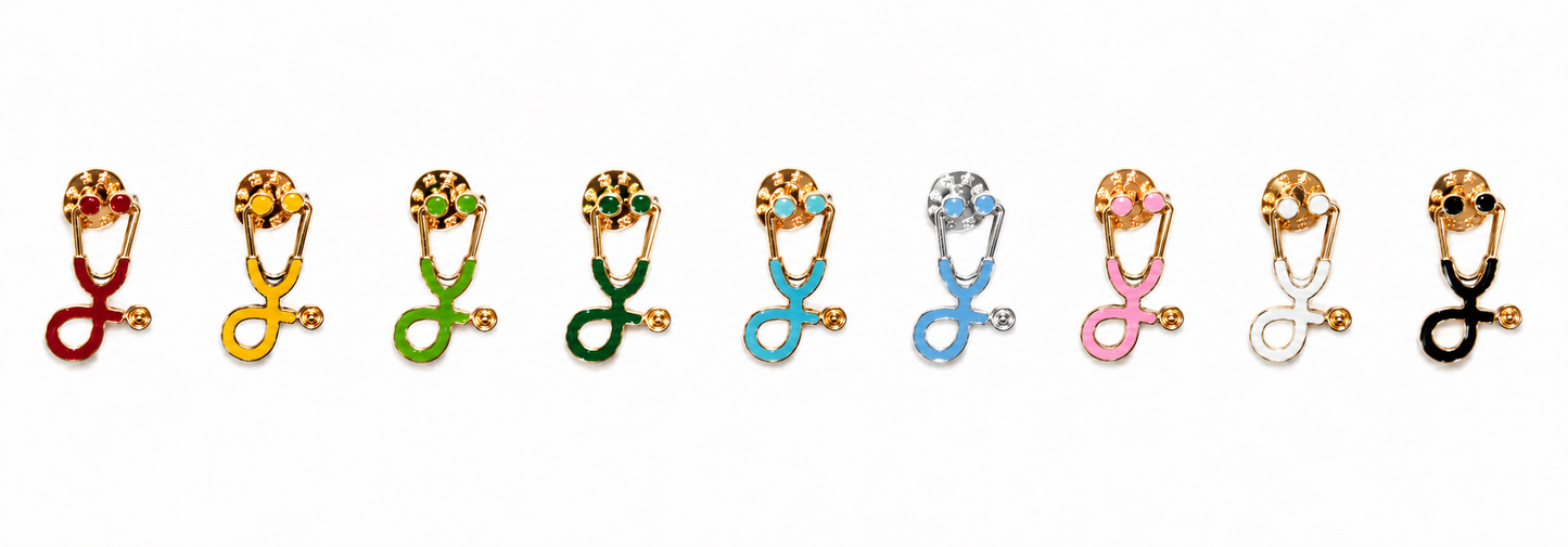 Stethoscope Enamel Lapel Pin