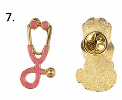 Stethoscope Enamel Lapel Pin