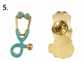 Stethoscope Enamel Lapel Pin