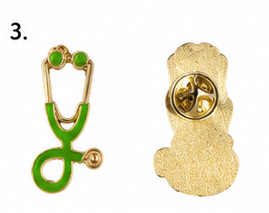 Stethoscope Enamel Lapel Pin