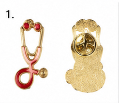 Stethoscope Enamel Lapel Pin