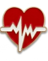 Cardiology & Heart Anatomical Enamel Lapel Pin Collection