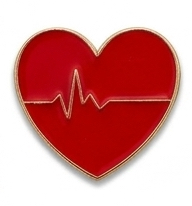 Cardiology & Heart Anatomical Enamel Lapel Pin Collection