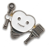 Dental &amp; Tooth Character Enamel Lapel Pin Collection