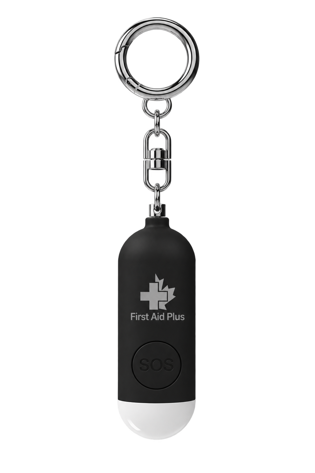 Rechargeable Personal Safety Alarm Keychain with Flashlight