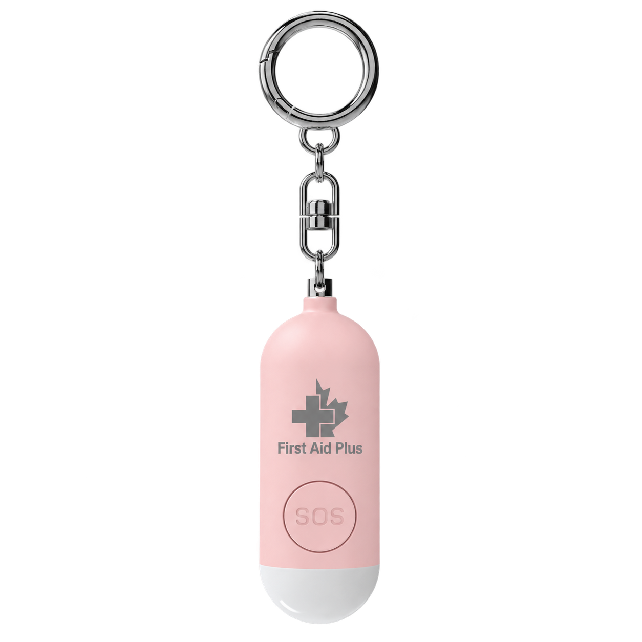 Rechargeable Personal Safety Alarm Keychain with Flashlight