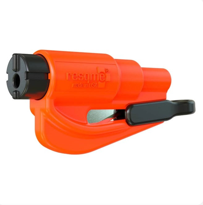 ResqMe Car Escape Tool Keychain with Seatbelt Cutter and Window Breaker