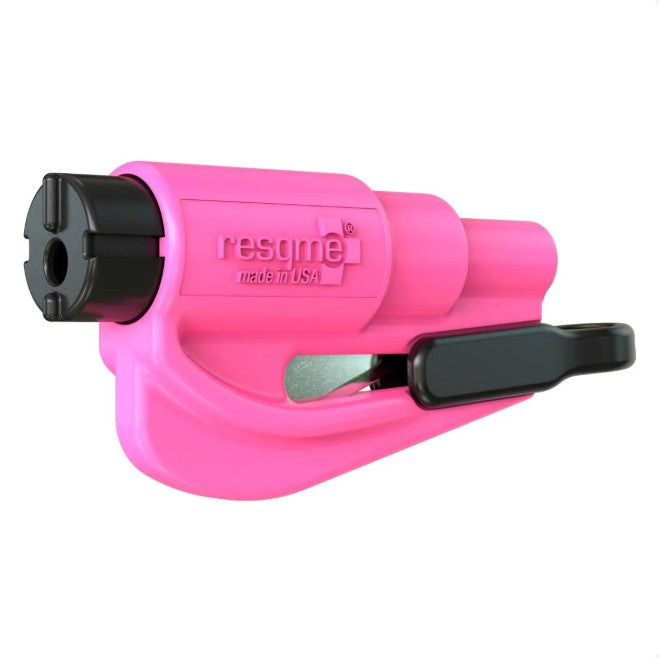ResqMe Car Escape Tool Keychain with Seatbelt Cutter and Window Breaker
