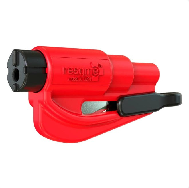 ResqMe Car Escape Tool Keychain with Seatbelt Cutter and Window Breaker