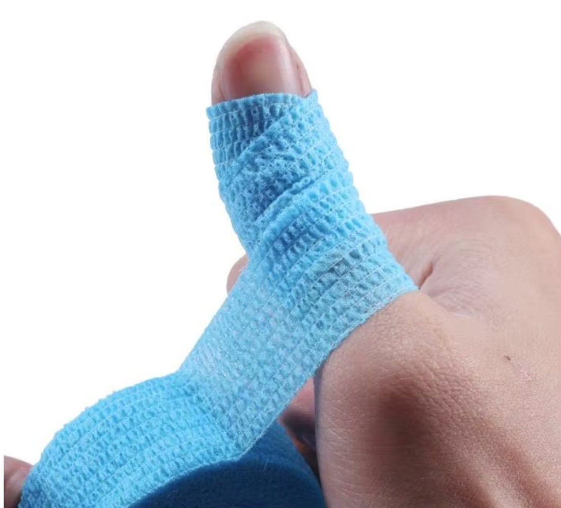 Cohesive Bandage, 1" x 5 YD, Self-Adhering Wrap Bandage