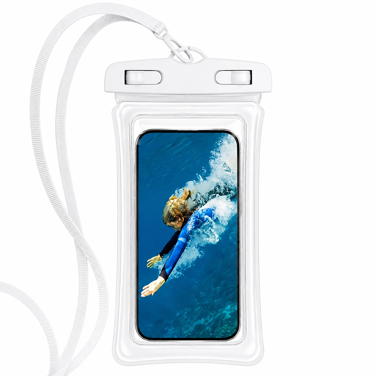 Universal Floating and Waterproof Phone Pouch with Lanyard