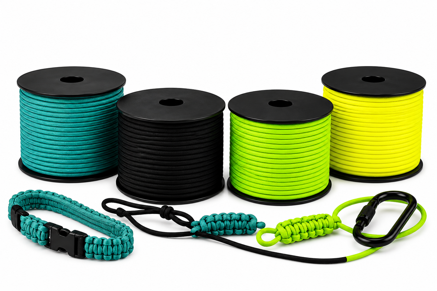 550 Paracord Survival Rope, 7-Strand Core, 100ft (30m), 4mm