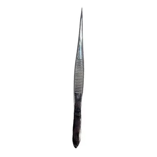 Fine Point Tweezers, Fine Point Splinter Forceps, 4.5" - First Aid Plus