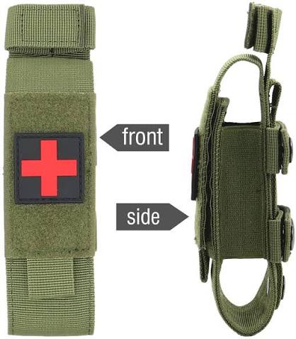 Tactical MOLLE EDC Tourniquet Pouch For Rapid Emergency Medical Care