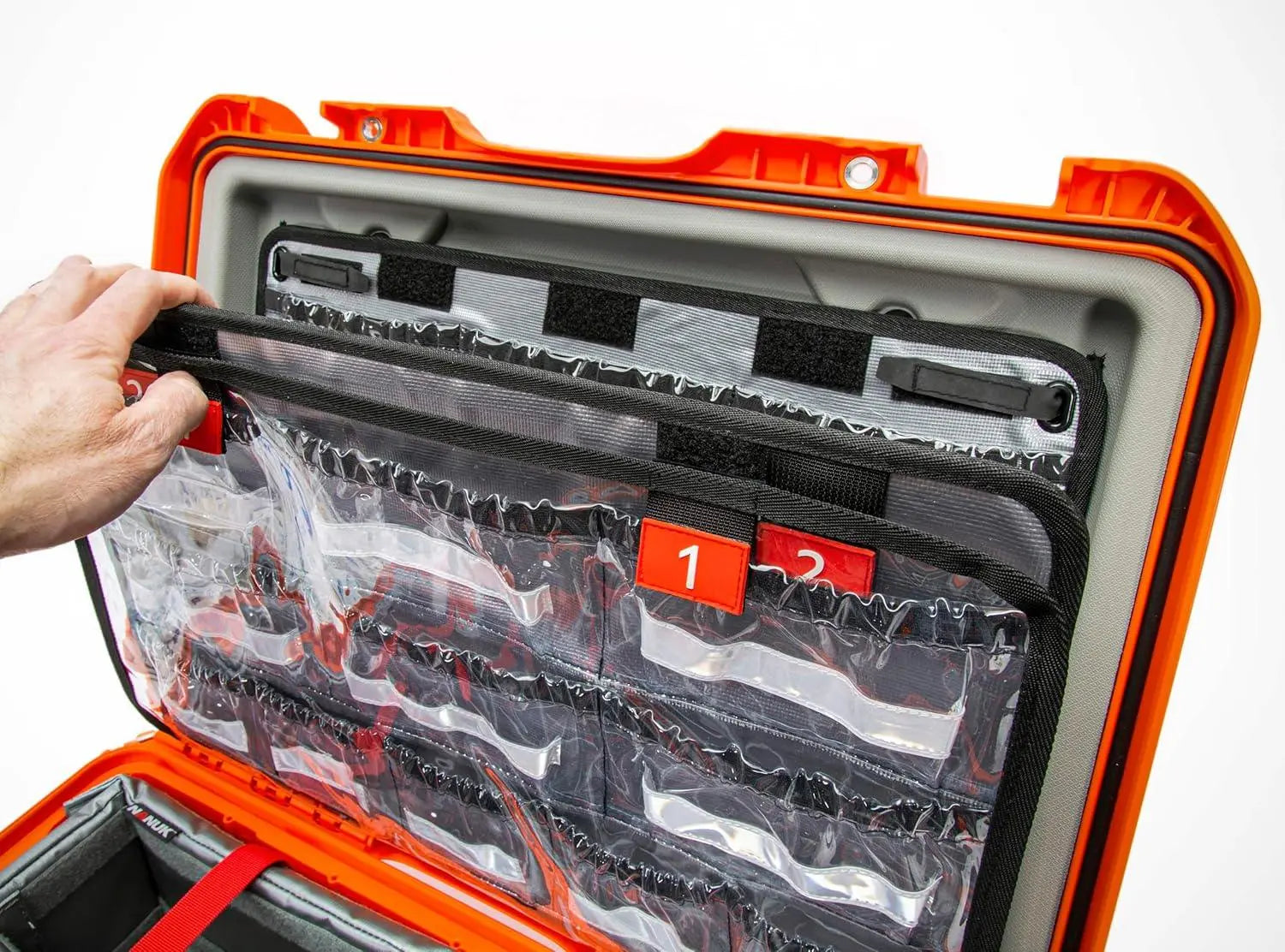 NANUK 940 EMS Waterproof and Durable Case with Lid Organizer and