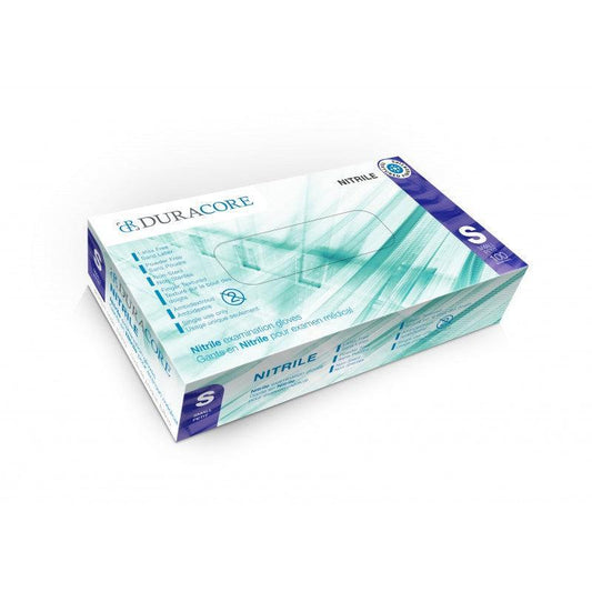 Nitrile Gloves (100/box) Duracore Powder-Free, Latex-Free Gloves - First Aid Plus