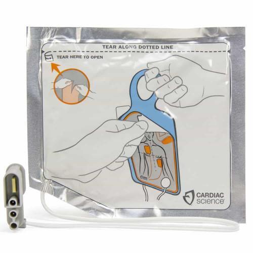 CardiacScience Adult Defibrillator Pads with CPR Device - FirstAidPlus