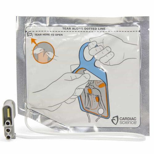 CardiacScience Powerheart G5 Adult Defibrillator Pads, AED Adult Pads - First Aid Plus 