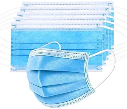 Dent-X, Medical, 3-Ply Disposable Earloop Face Masks, Level 3 (50/box) - First Aid Plus 