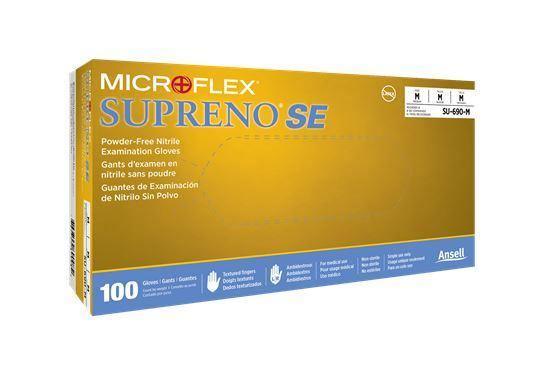 Nitrile Gloves (100/box) Microflex Supreno SE Powder-Free, Latex-Free - FirstAidPlus