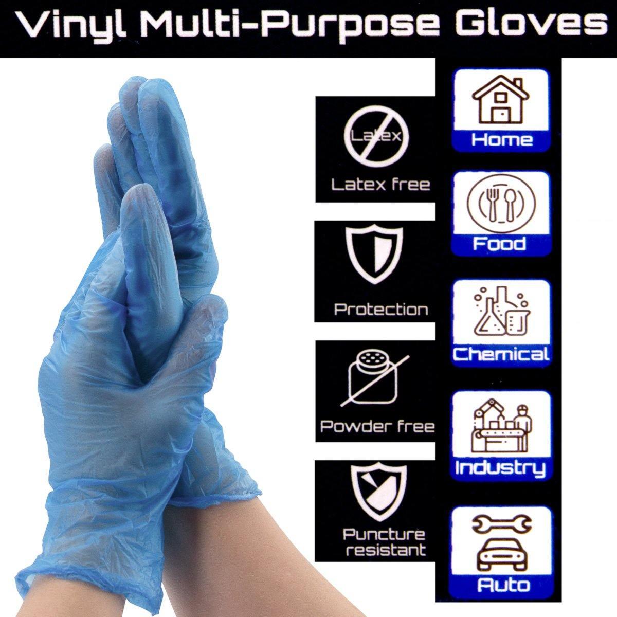 Vinyl Gloves (100/box) Corestar Powder-Free, Latex-Free - FirstAidPlus