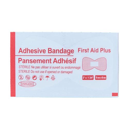 Plastic Adhesive Fingertip Bandage, 3" x 1.3/4", Butterfly Fingertip Adhesive Bandage - First Aid Plus