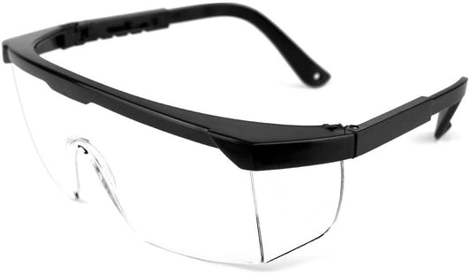 Safety Glasses, Anti Fog, Anti Scratch with Adjustable Temples Design - FirstAidPlus