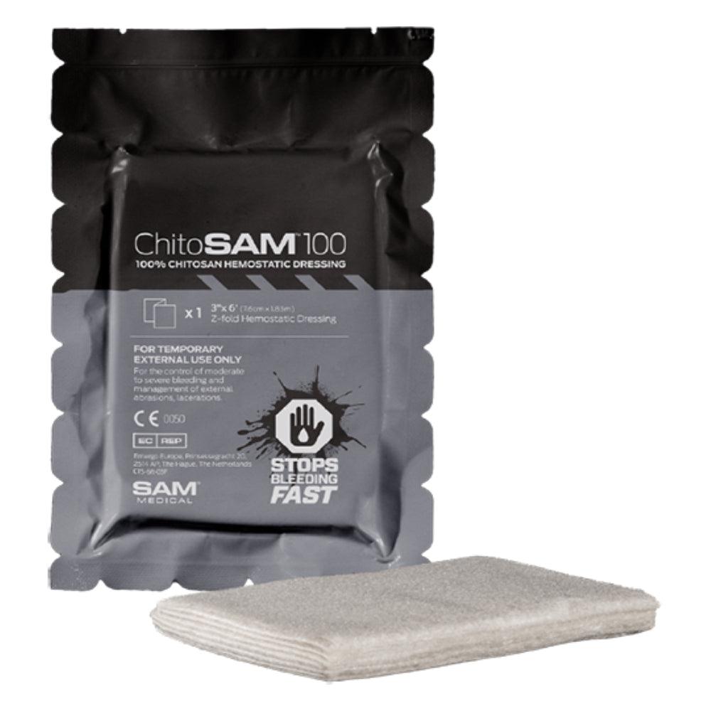 SAM Medical ChitoSAM 100 Hemostatic Dressings - FirstAidPlus