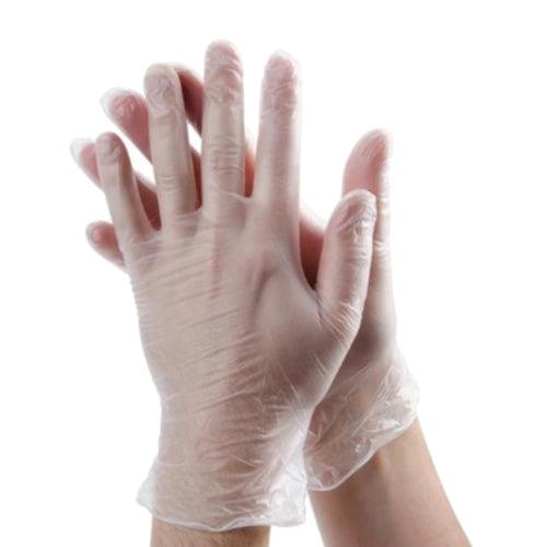 Vinyl Exam Gloves, Size Large, Pair - First Aid Plus 