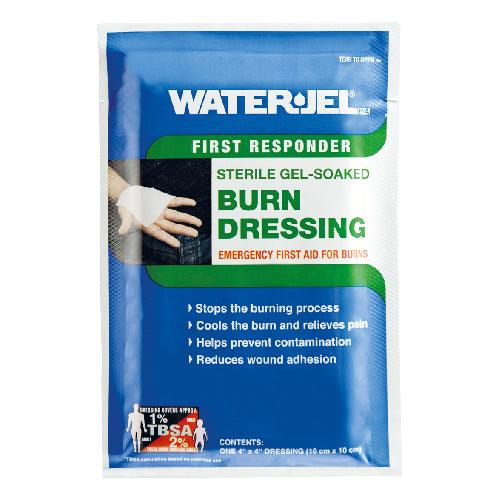 Water-Jel Burn Dressing, 4”x 4" - First Aid Plus 